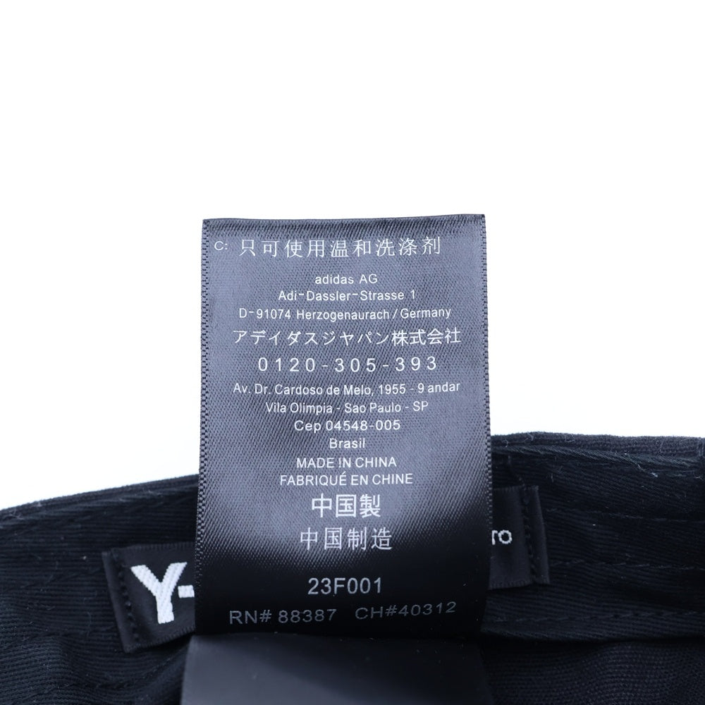 Y-3(ワイスリー) 18SS Street Cap フロントロゴ 6パネル キャップ 帽子 ブラック