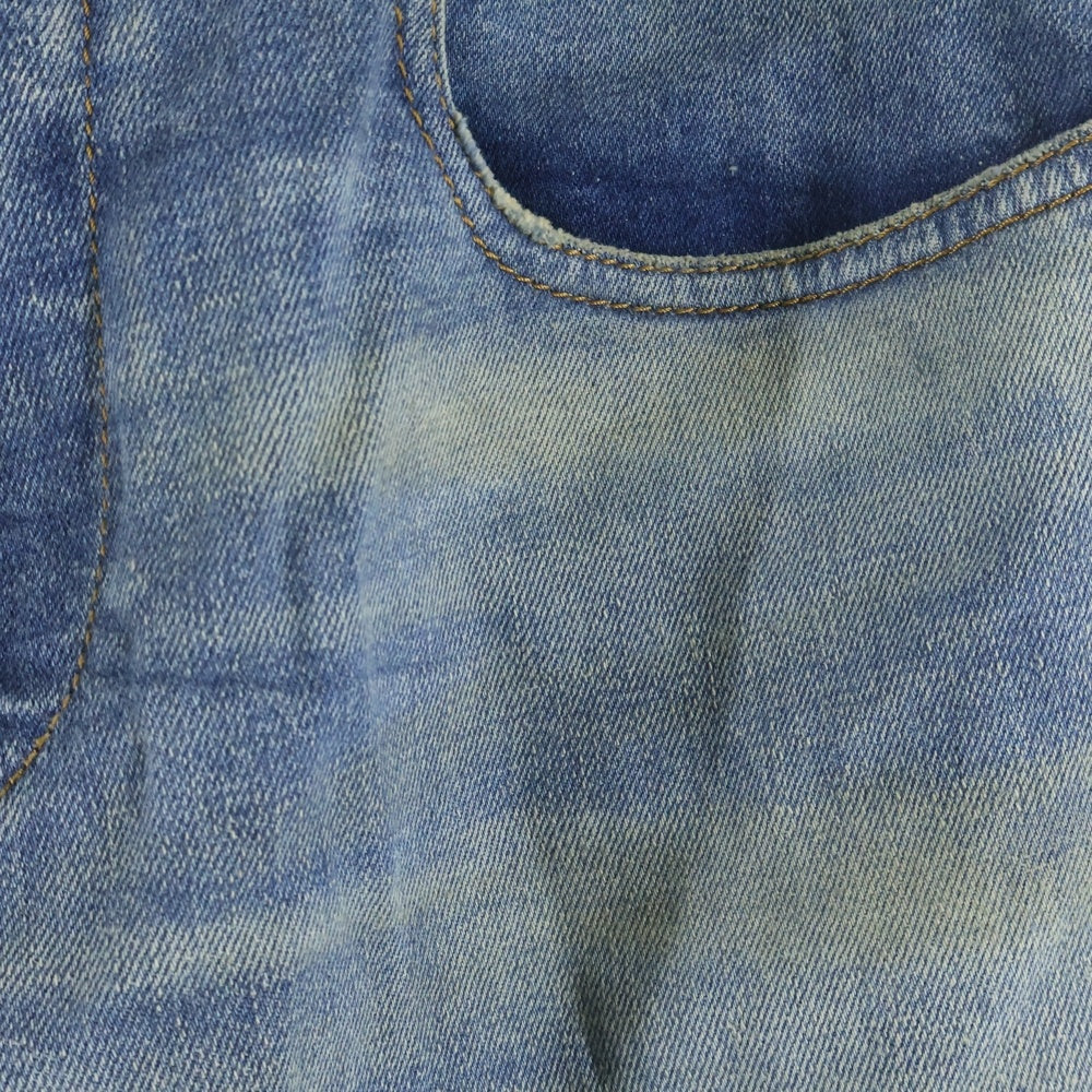 DIESEL INDUSTRY(ディーゼルインダストリー) 2019 D-STRUKT ウォッシュド加工 スリム デニムパンツ インディゴ A03562