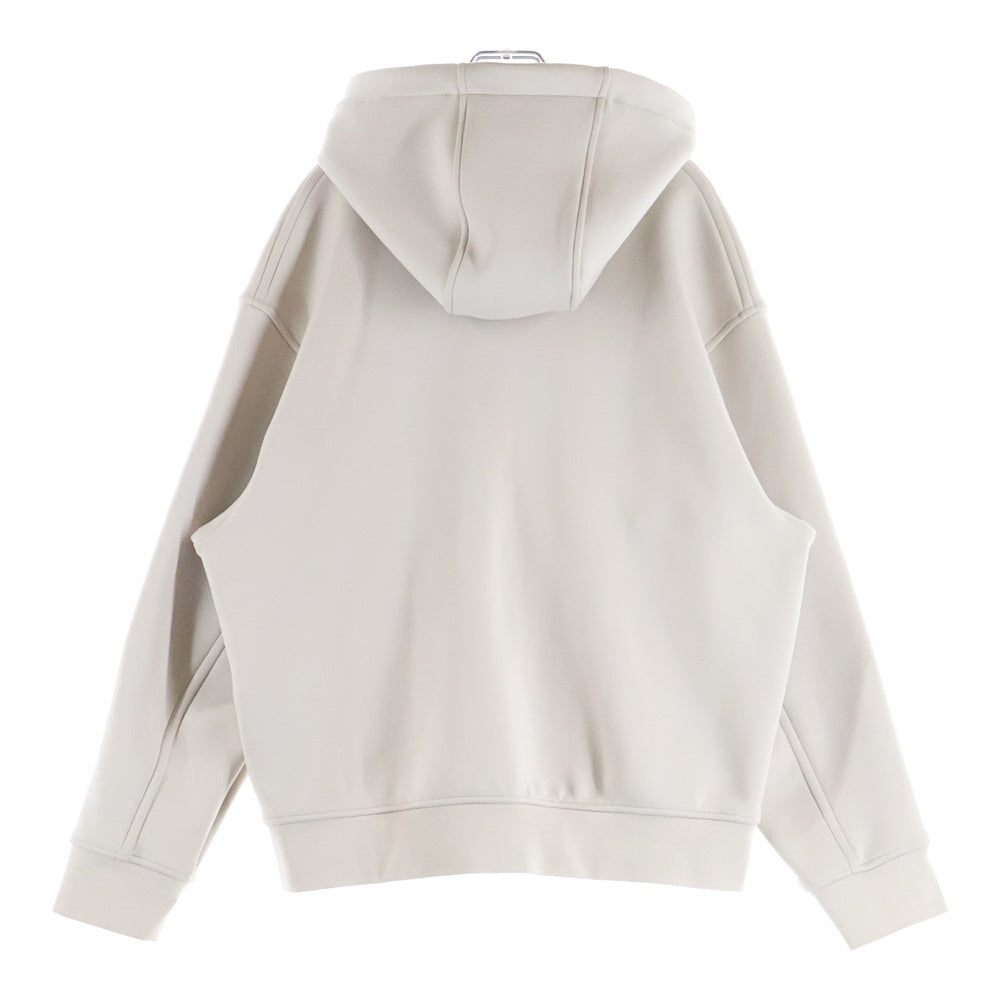 EMPORIO ARMANI(エンポリオアルマーニ) Lyocell Blend Jersey Hooded Sweatshirt With Zip リヨセルブレンド ジャージ フードスウェット ジップパーカー ベージュ 6D1M90 1JOTZ