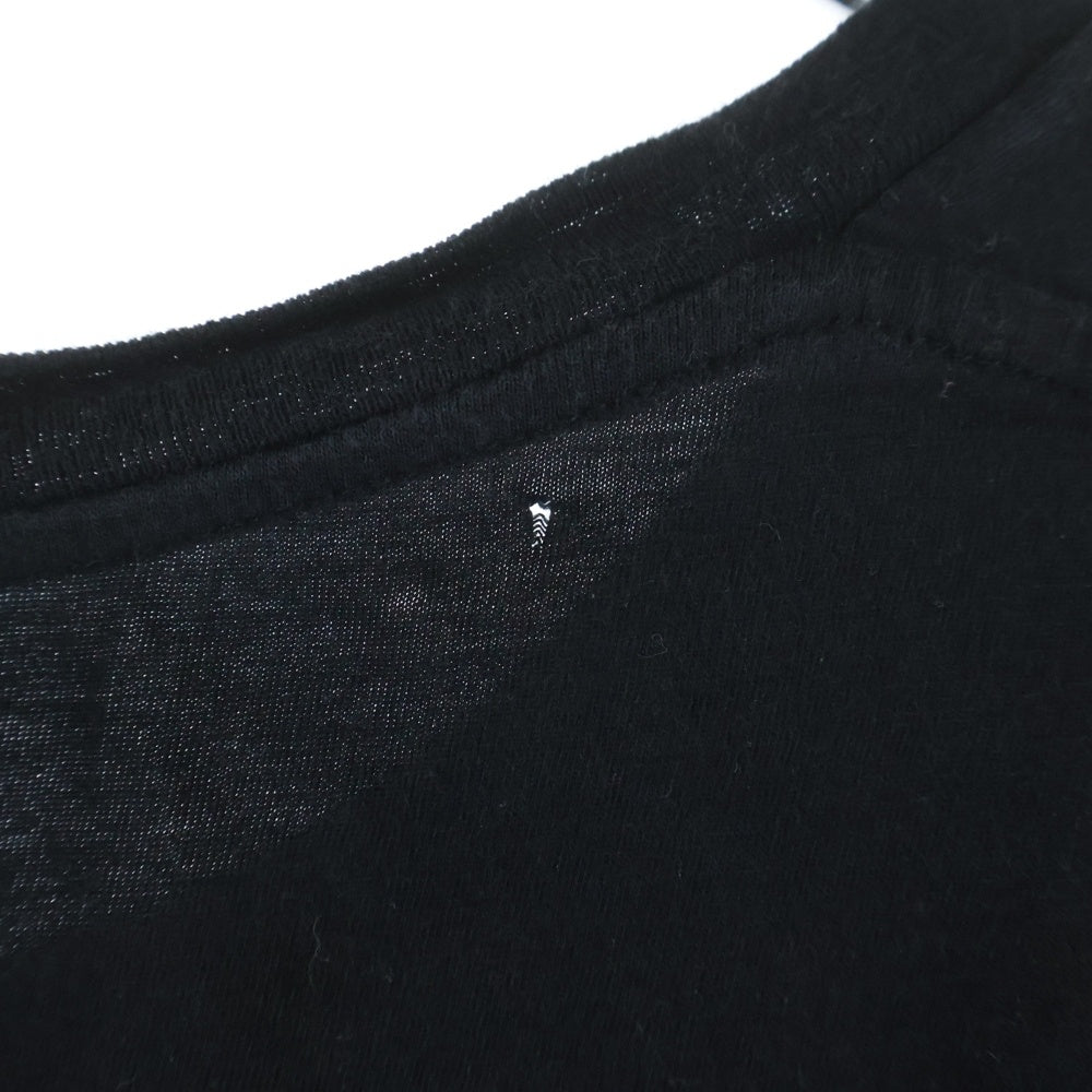 CELINE(セリーヌ) 19SS コットンプリント半袖Tシャツ カットソー ブラック X008375E