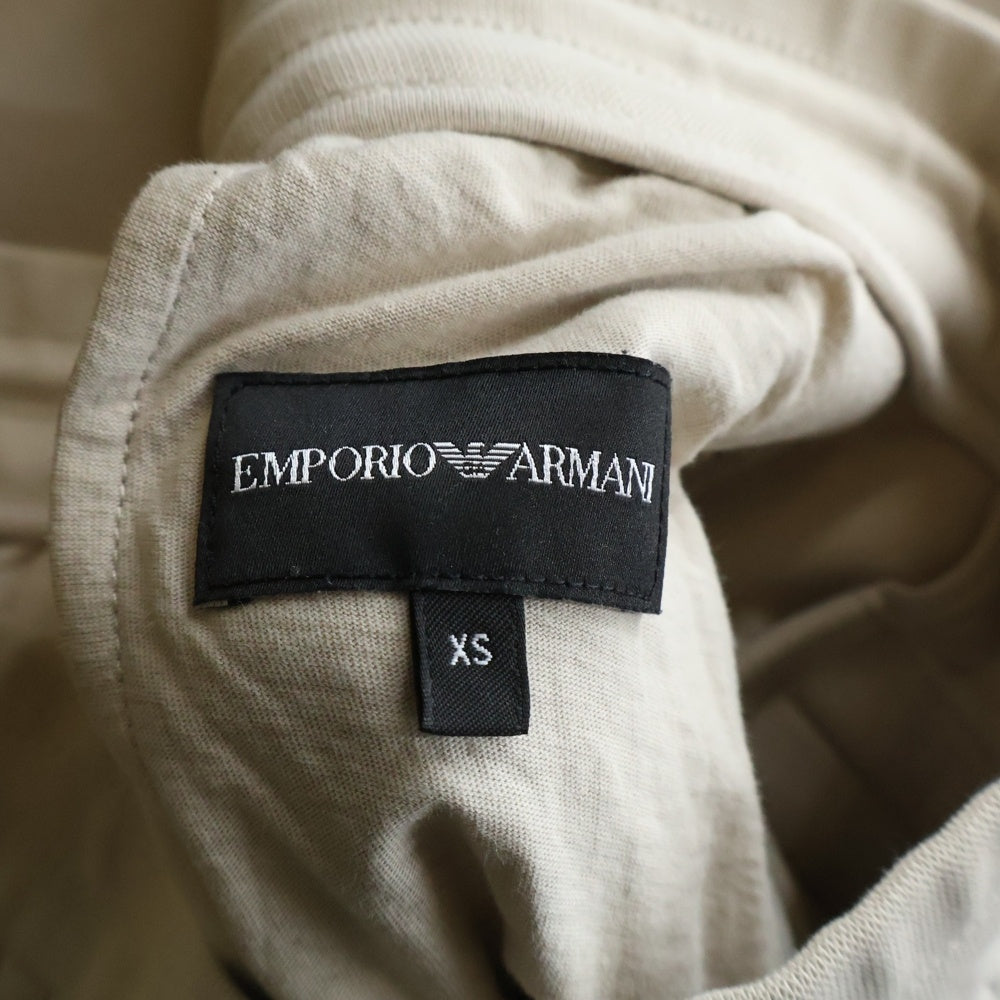 EMPORIO ARMANI(エンポリオアルマーニ) Lyocell-blend jersey joggers リヨセルブレンド ジャージ ジョガーパンツ トラックパンツ ベージュ 6D1PL7 1JOTZ