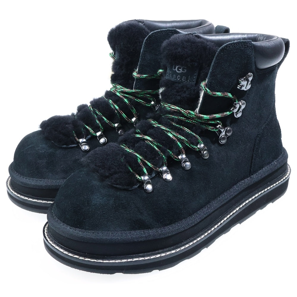 UGG(アグ) ×sacai Lace-up Boots サカイ レースアップ ボア ブーツ ブラック 1178390