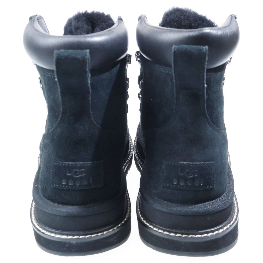 UGG(アグ) ×sacai Lace-up Boots サカイ レースアップ ボア ブーツ ブラック 1178390