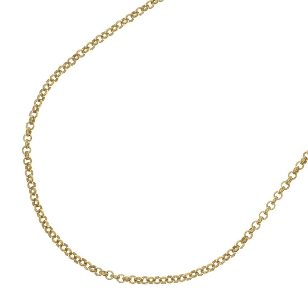 CHROME HEARTS(クロムハーツ) OLD 22K NECKCHAIN R16 オールド ロールチェーンネックレス 16inch ゴールド