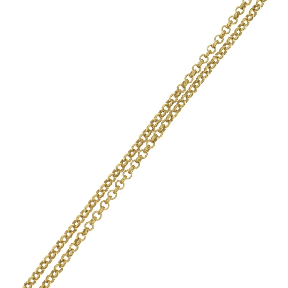 CHROME HEARTS(クロムハーツ) OLD 22K NECKCHAIN R16 オールド ロールチェーンネックレス 16inch ゴールド