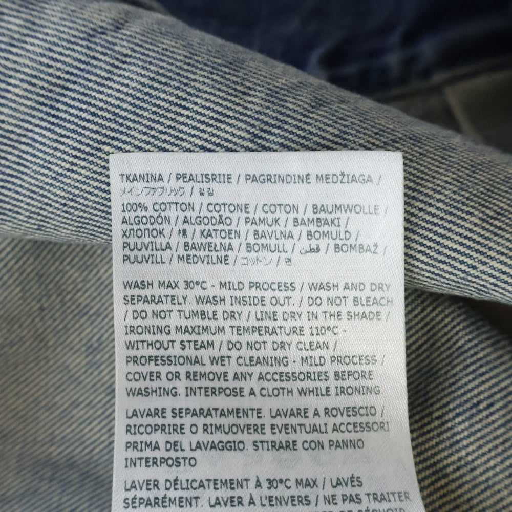 Maison Margiela(メゾンマルジェラ) 24AW Denim 2nd type Trucker セカンドタイプ デニムジャケット インディゴ S50AM0628