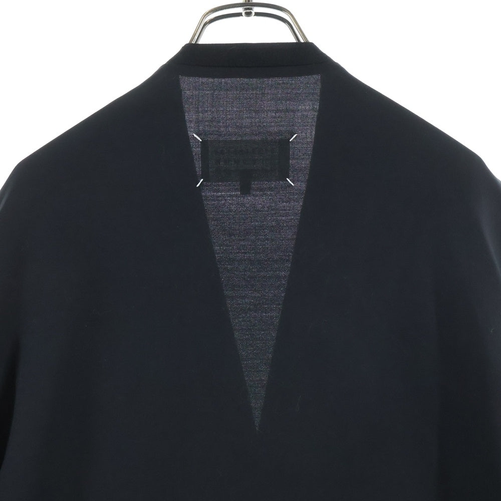 Maison Margiela(メゾンマルジェラ) ノーカラー テーラードジャケット ボタンレス ブラック S50BN0447 S44330