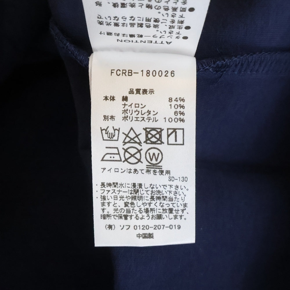 F.C.R.B./F.C.Real Bristol/FCRB(エフシーアールビー/エフシーレアルブリストル) 18AW FCRB SWEAT CREW NECK TOP カモ柄 クルーネック スウェットトレーナー ネイビー