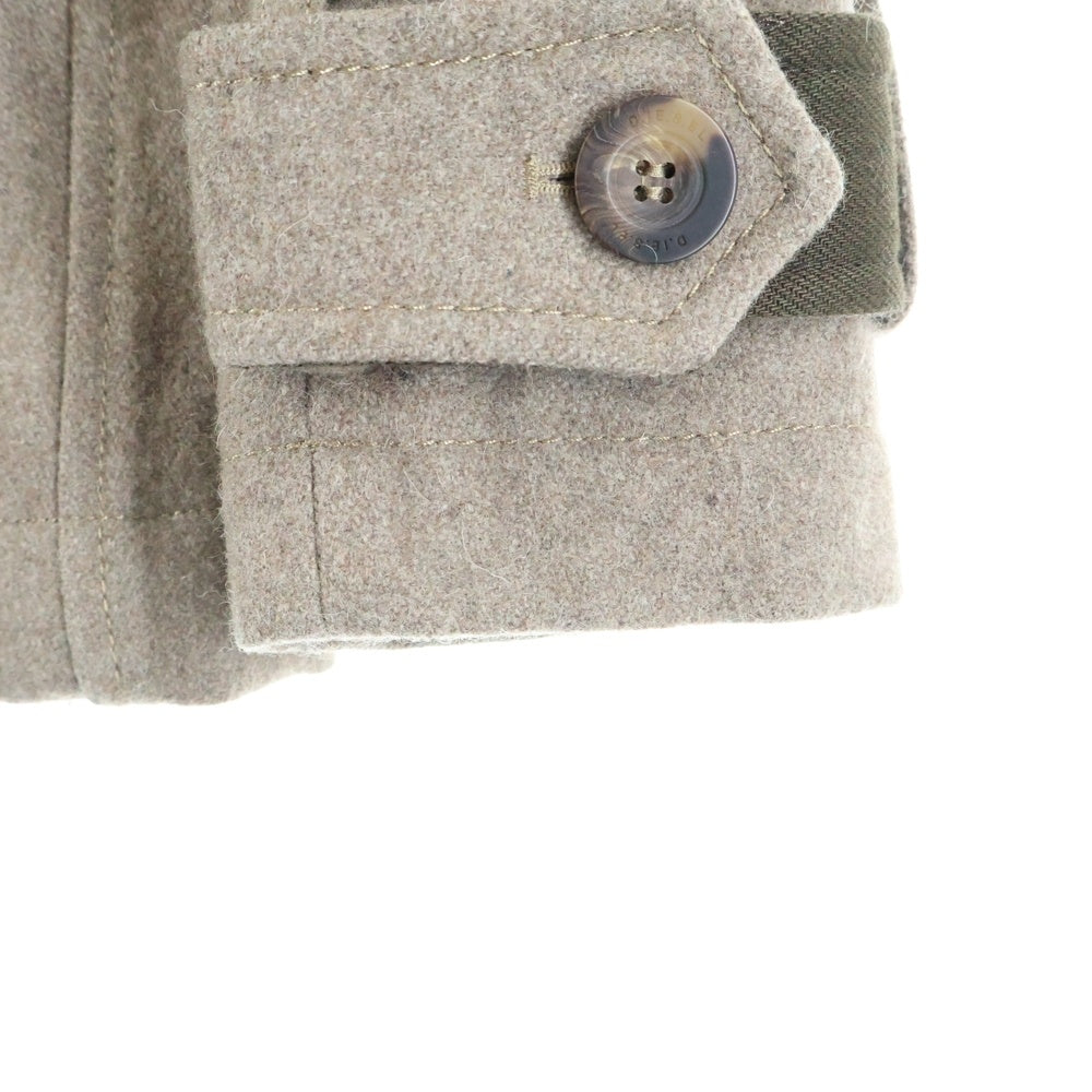 DIESEL(ディーゼル) タイプ N76 P コート エポーレット ウール ボタン コート ブラウン