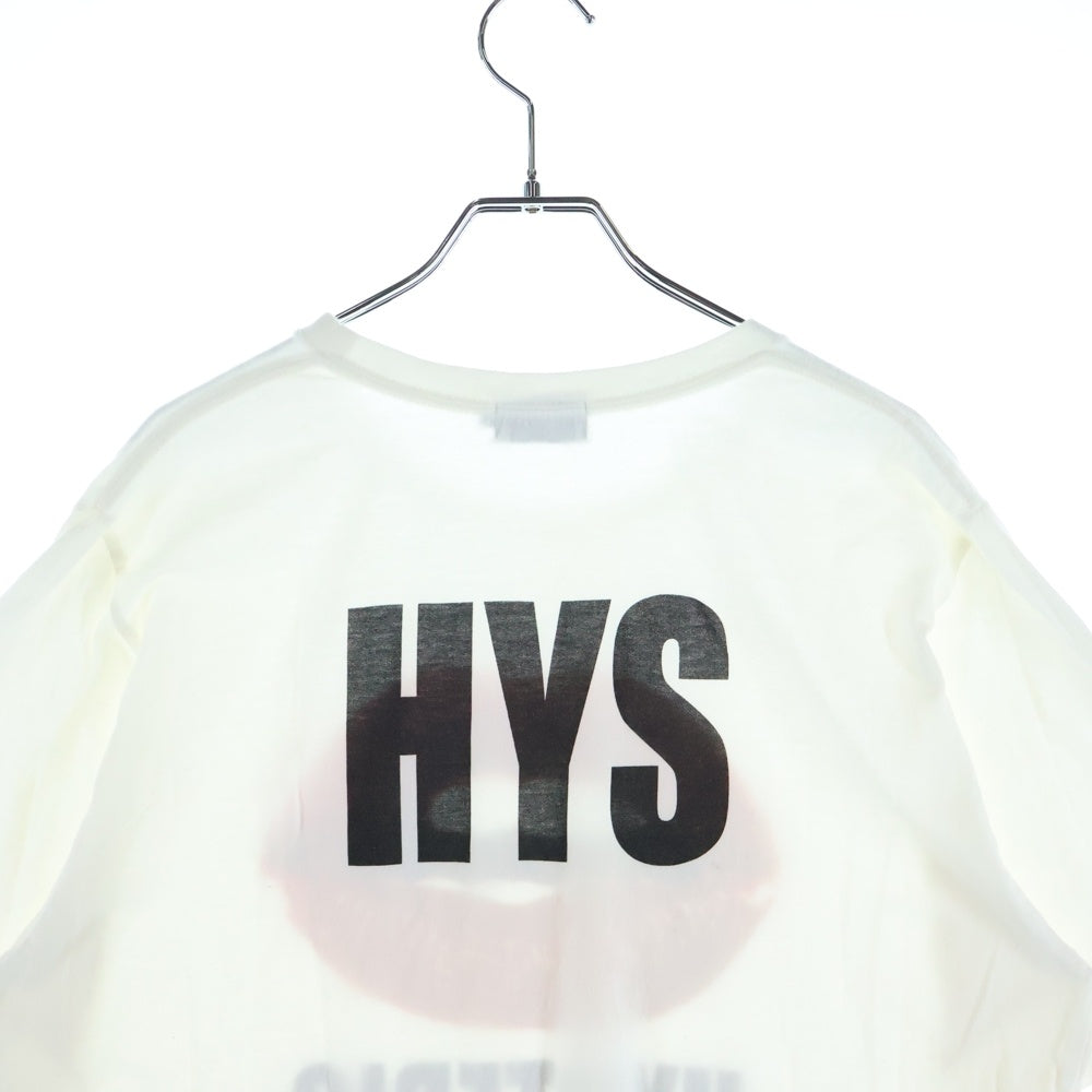 HYSTERIC GLAMOUR(ヒステリックグラマー) フロントロゴ リッププリント 半袖Tシャツ カットソー ホワイト 02182CT34