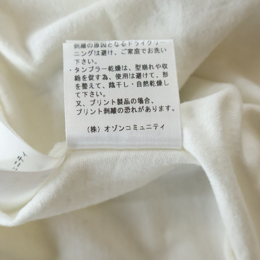 HYSTERIC GLAMOUR(ヒステリックグラマー) フロントロゴ リッププリント 半袖Tシャツ カットソー ホワイト 02182CT34