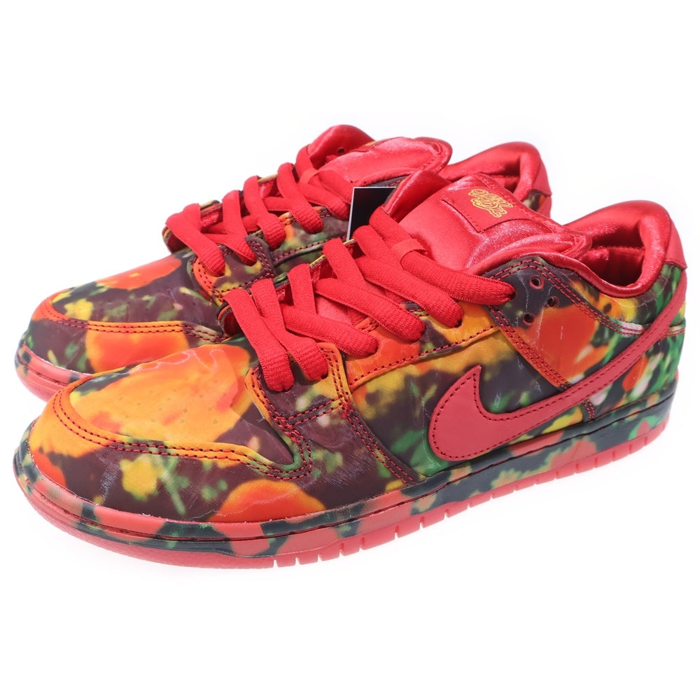 NIKE SB(ナイキエスビー) ×THE WIZARD OF OZ DUNK LOW PRO WOO QS POPPY FIELD FZ1291-600 オズの魔法使い ダンクロー ローカットスニーカー レッド US8.5/26.5cm