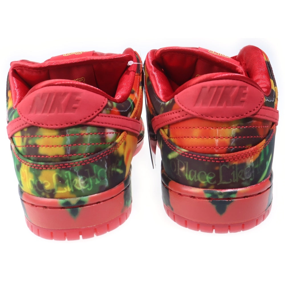 NIKE SB(ナイキエスビー) ×THE WIZARD OF OZ DUNK LOW PRO WOO QS POPPY FIELD FZ1291-600 オズの魔法使い ダンクロー ローカットスニーカー レッド US8.5/26.5cm