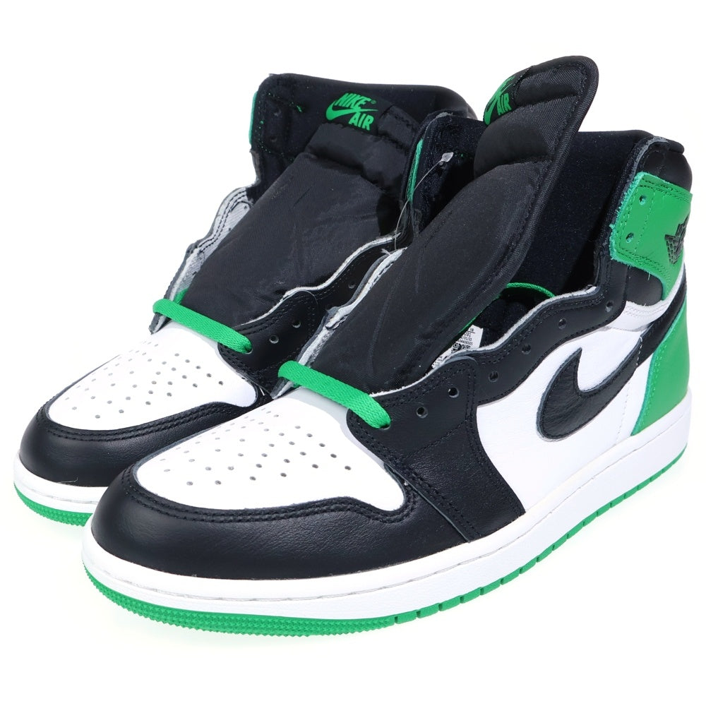 NIKE(ナイキ) AIR JORDAN 1 RETRO HIGH OG LUCKY GREEN DZ5485-031 エアジョーダン レトロ ラッキーグリーン ハイカットスニーカー ホワイト/グリーン US9/27cm