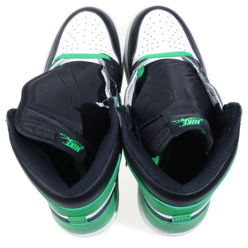 NIKE(ナイキ) AIR JORDAN 1 RETRO HIGH OG LUCKY GREEN DZ5485-031 エアジョーダン レトロ ラッキーグリーン ハイカットスニーカー ホワイト/グリーン US9/27cm
