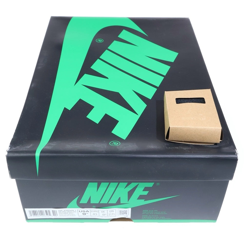 NIKE(ナイキ) AIR JORDAN 1 RETRO HIGH OG LUCKY GREEN DZ5485-031 エアジョーダン レトロ ラッキーグリーン ハイカットスニーカー ホワイト/グリーン US9/27cm
