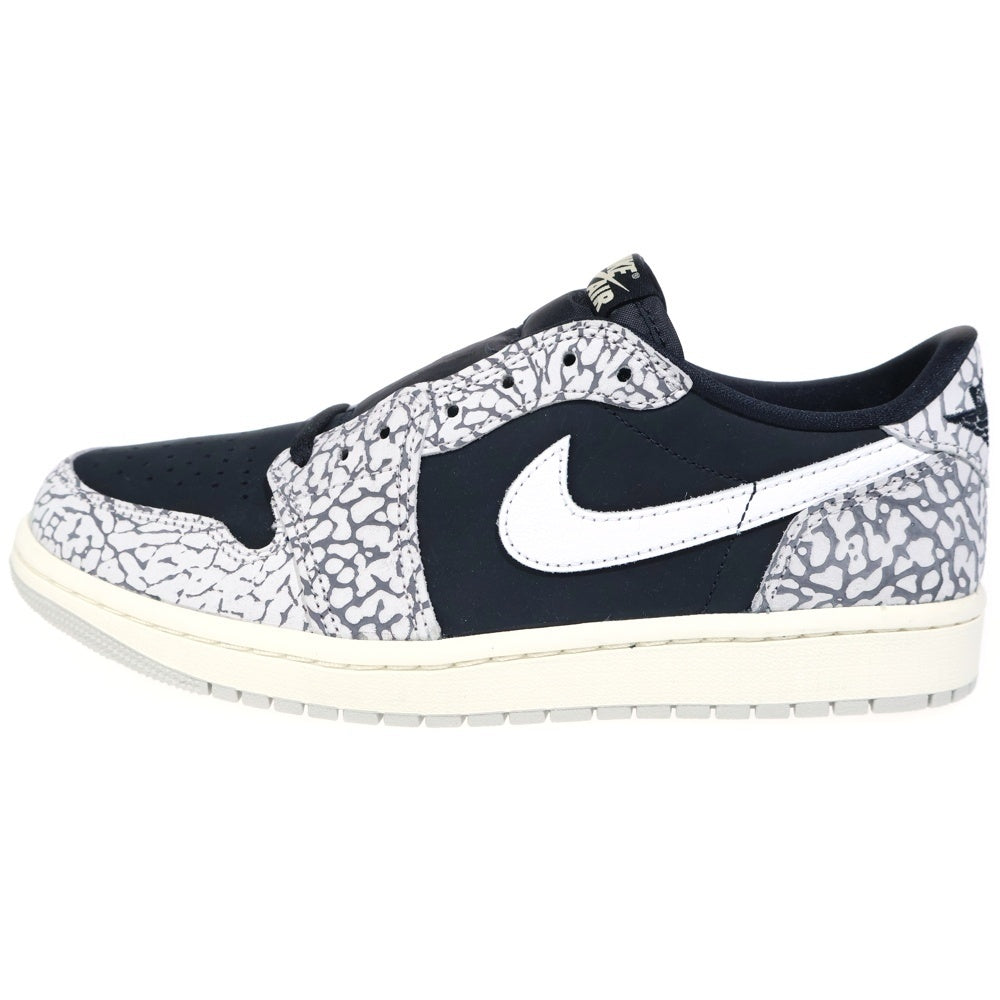 NIKE(ナイキ) AIR JORDAN 1 RETRO LOW OG BLACK CEMENT エアジョーダン レトロ ブラックセメント ローカットスニーカー グレー/ブラック US8.5/26.5cm