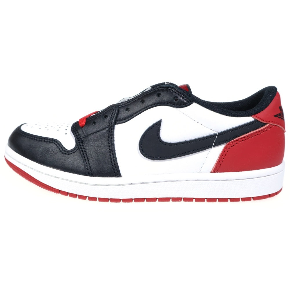 NIKE(ナイキ) AIR JORDAN 1 RETRO LOW OG BLACK TOE CZ0790-106 エアジョーダン1レトロロー ブラックトゥ ローカットスニーカー ブラック/ホワイト/レッド US8.5/26.5cm