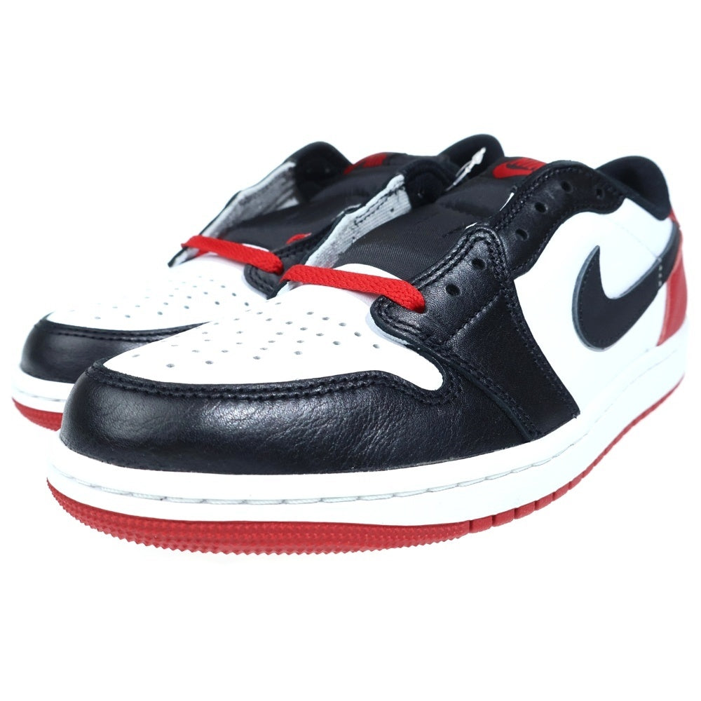 NIKE(ナイキ) AIR JORDAN 1 RETRO LOW OG BLACK TOE CZ0790-106 エアジョーダン1レトロロー ブラックトゥ ローカットスニーカー ブラック/ホワイト/レッド US8.5/26.5cm