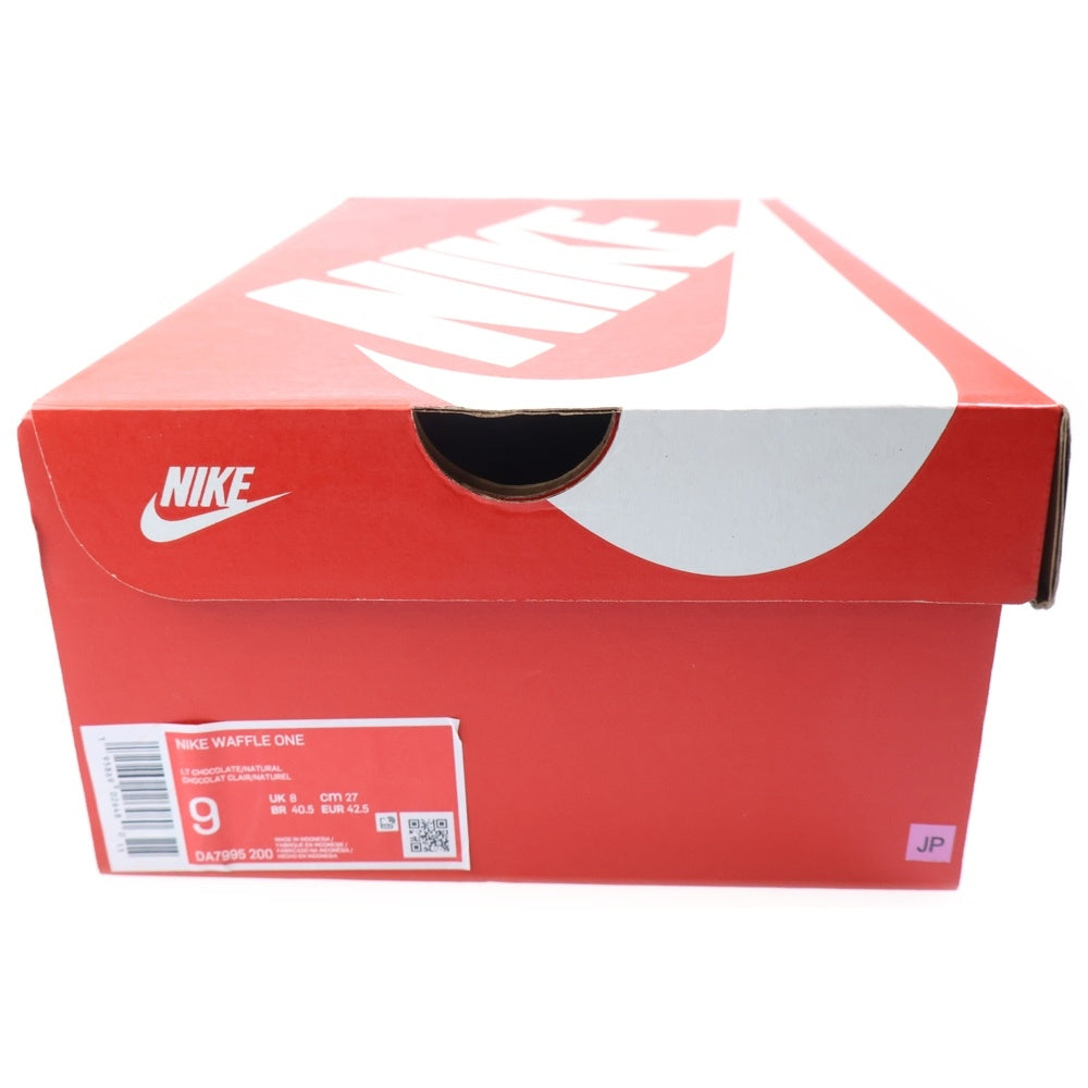 NIKE(ナイキ) WAFFLE ONE LT CHOCOLATE DA7995-200 ワッフル1 チョコレート ローカットスニーカー ブラウン US9/27cm