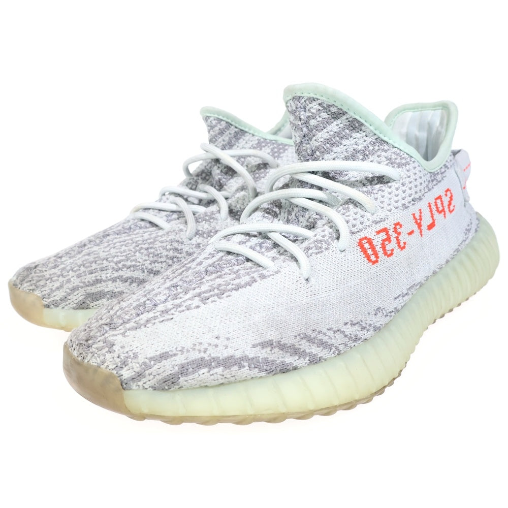 adidas(アディダス) YEEZY BOOST 350V2 Blue Tint B37571 イージーブースト ブルーティント ローカットスニーカー グレー US8.5/26.5cm