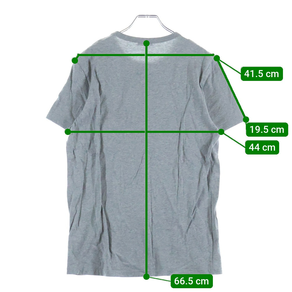MONCLER(モンクレール) MAGLIA T-SHIRT ワッペンロゴ 半袖Tシャツ カットソー グレー E20918032500