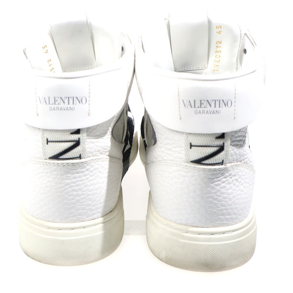 VALENTINO GARAVANI(ヴァレンチノガラヴァーニ) VLTNロゴ ハイトップスニーカー ホワイト TVE03Y2