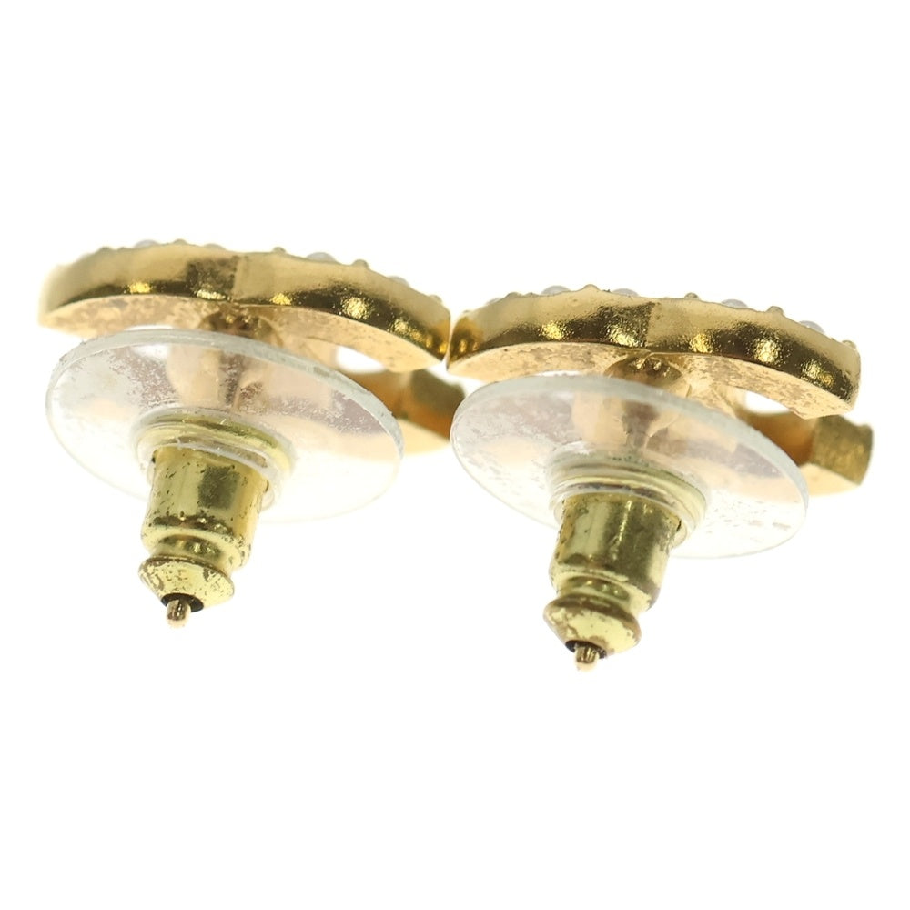 CHANEL(シャネル) C22A フェイクパールココマーク ピアス ゴールド