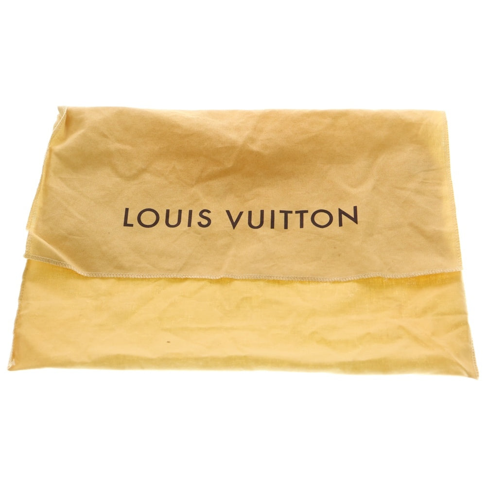 LOUIS VUITTON(ルイヴィトン) モノグラム ヴェルニ リードPM LVロゴ フラワー パテントレザー ハンドバッグ イエロー レディース