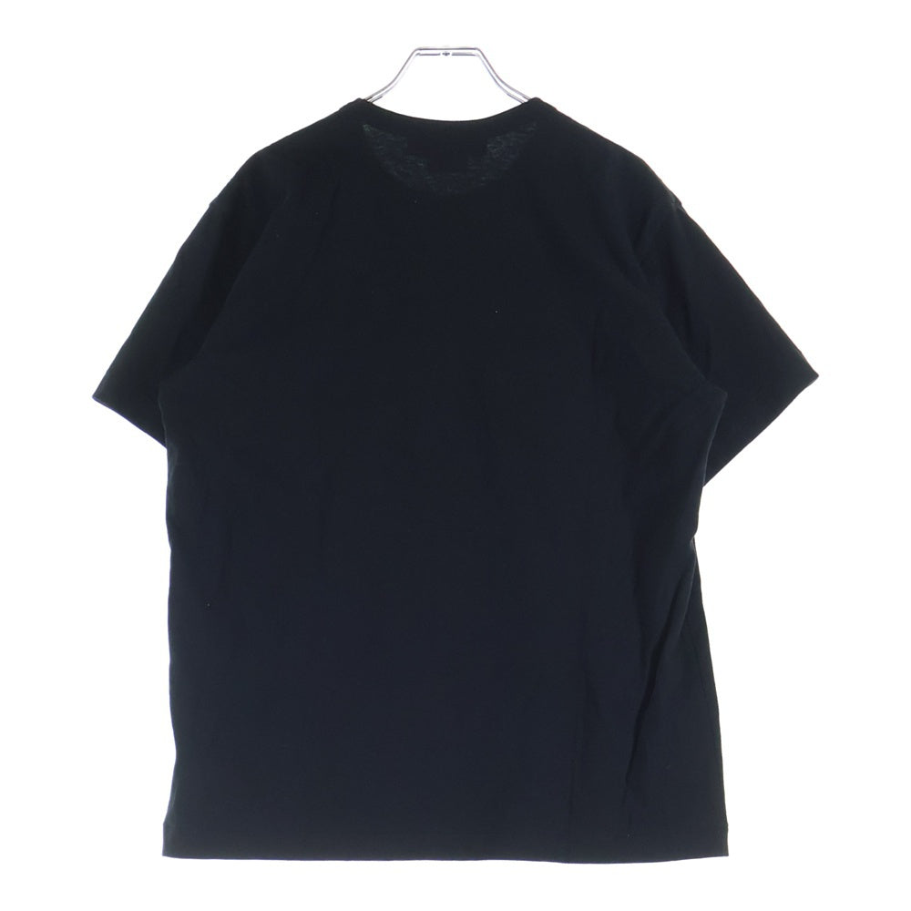 BLACK COMME des GARCONS(ブラックコムデギャルソン) FLIP PAGWSKI プリントロゴ 半袖Tシャツ カットソー 綿天竺 ブラック 1M-T503