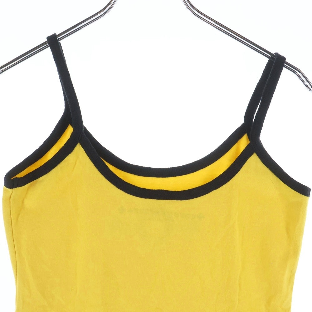 CHROME HEARTS(クロムハーツ) ホースシュープリント キャミソール タンクトップ イエロー/ブラック レディース