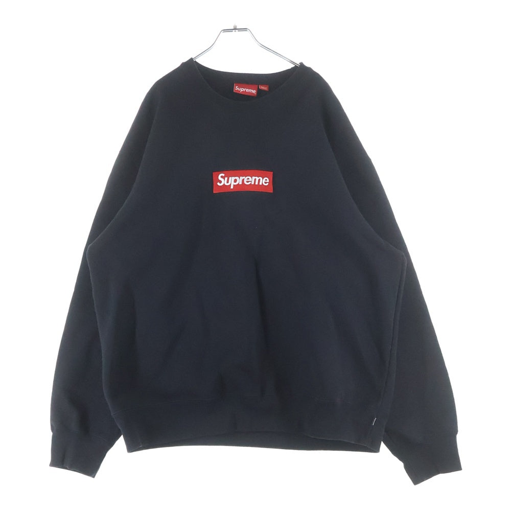 SUPREME(シュプリーム) 22AW Box Logo Crewneck ボックスロゴ クルーネック 長袖スウェット トレーナー ブラック
