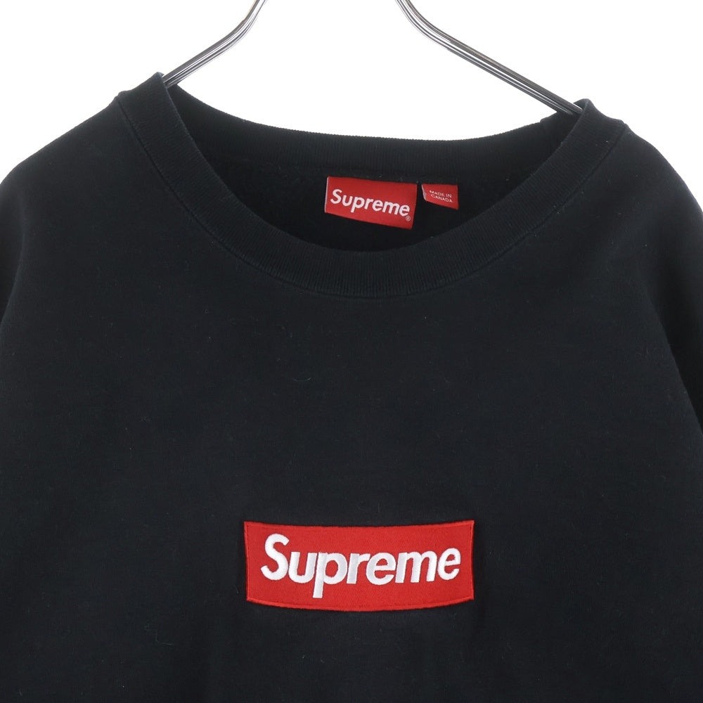 SUPREME(シュプリーム) 22AW Box Logo Crewneck ボックスロゴ クルーネック 長袖スウェット トレーナー ブラック