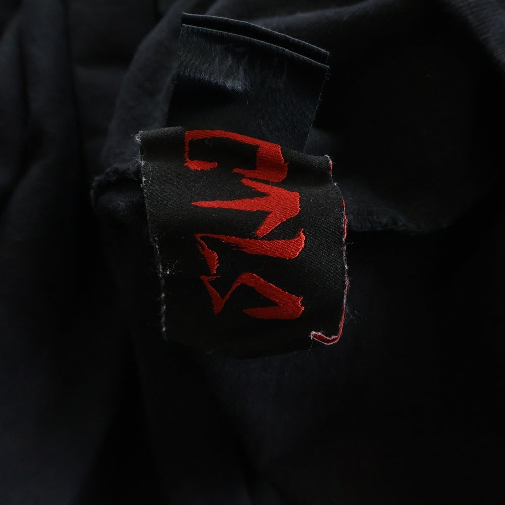 cvtvlist(カタリスト) CTLS Buskets Longsleeve Tee バスケット 刺繍デザインバックプリント クルーネックロングスリーブ長袖Tシャツカットソー ブラック