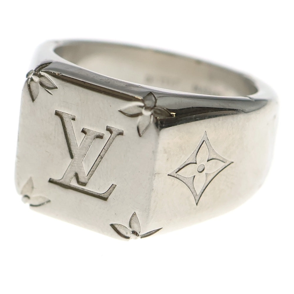 LOUIS VUITTON(ルイヴィトン) シグネットリング モノグラム 指輪 シルバー M62487 レディース