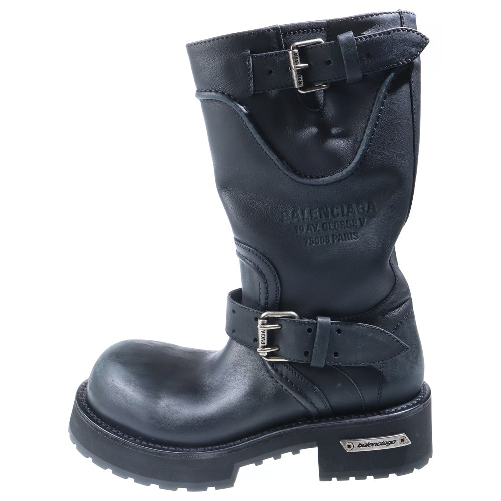 BALENCIAGA(バレンシアガ) VENOM ヴェノムレザーロングブーツ ブラック