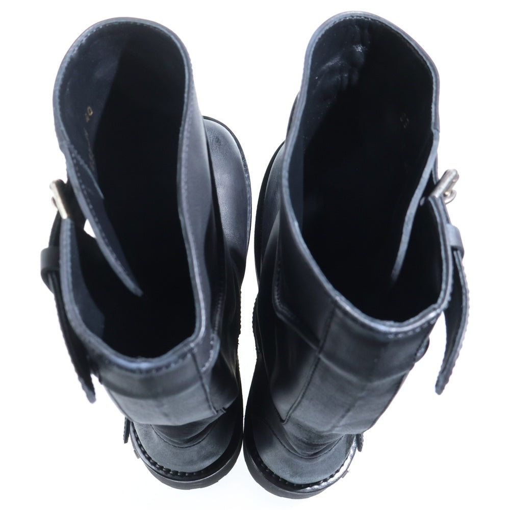 BALENCIAGA(バレンシアガ) VENOM ヴェノムレザーロングブーツ ブラック