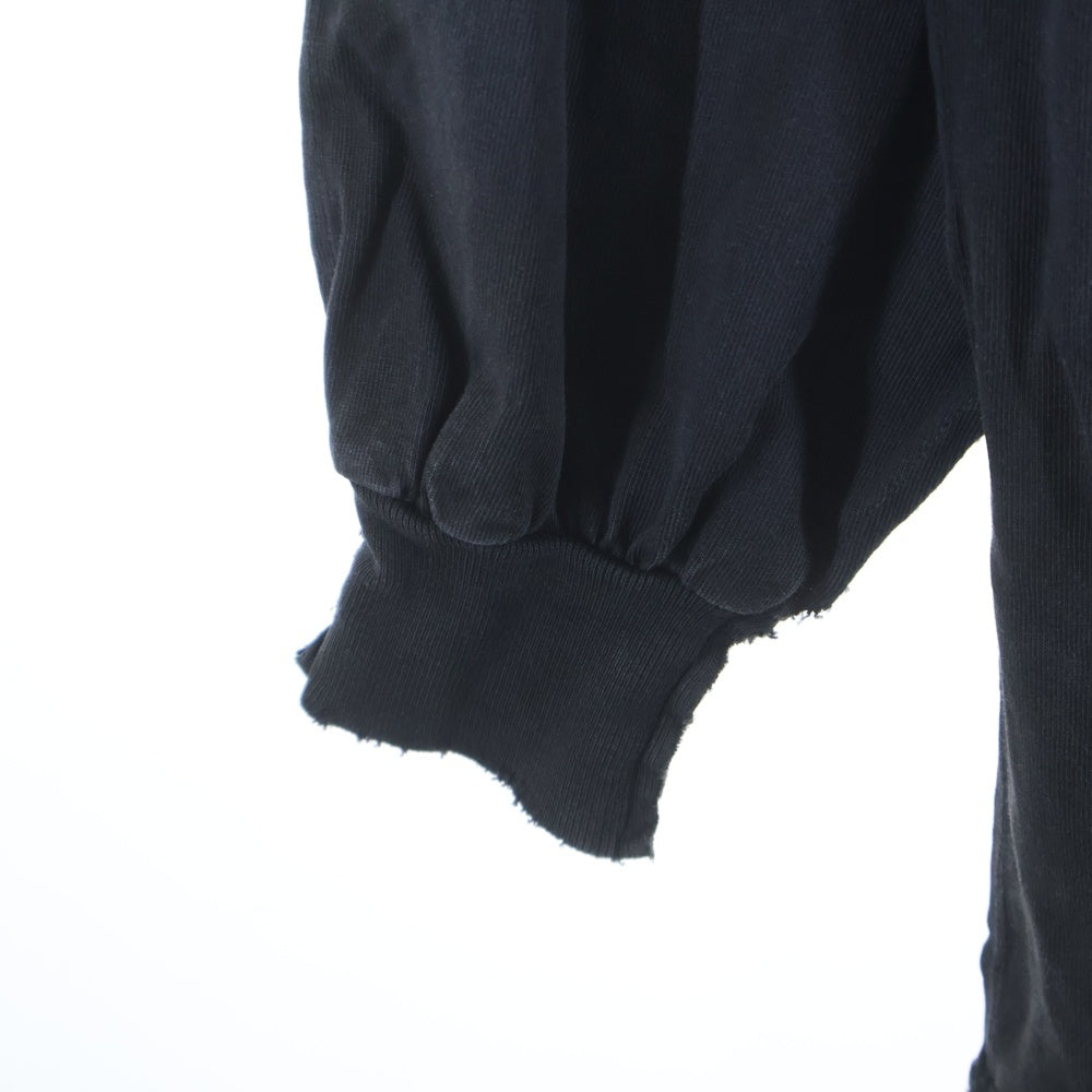 BALENCIAGA(バレンシアガ) 24AW ZL/S Double Front T-Shirts パリムーンプリント ロングスリーブ 長袖Tシャツカットソー ブラック 791613 TQVY2