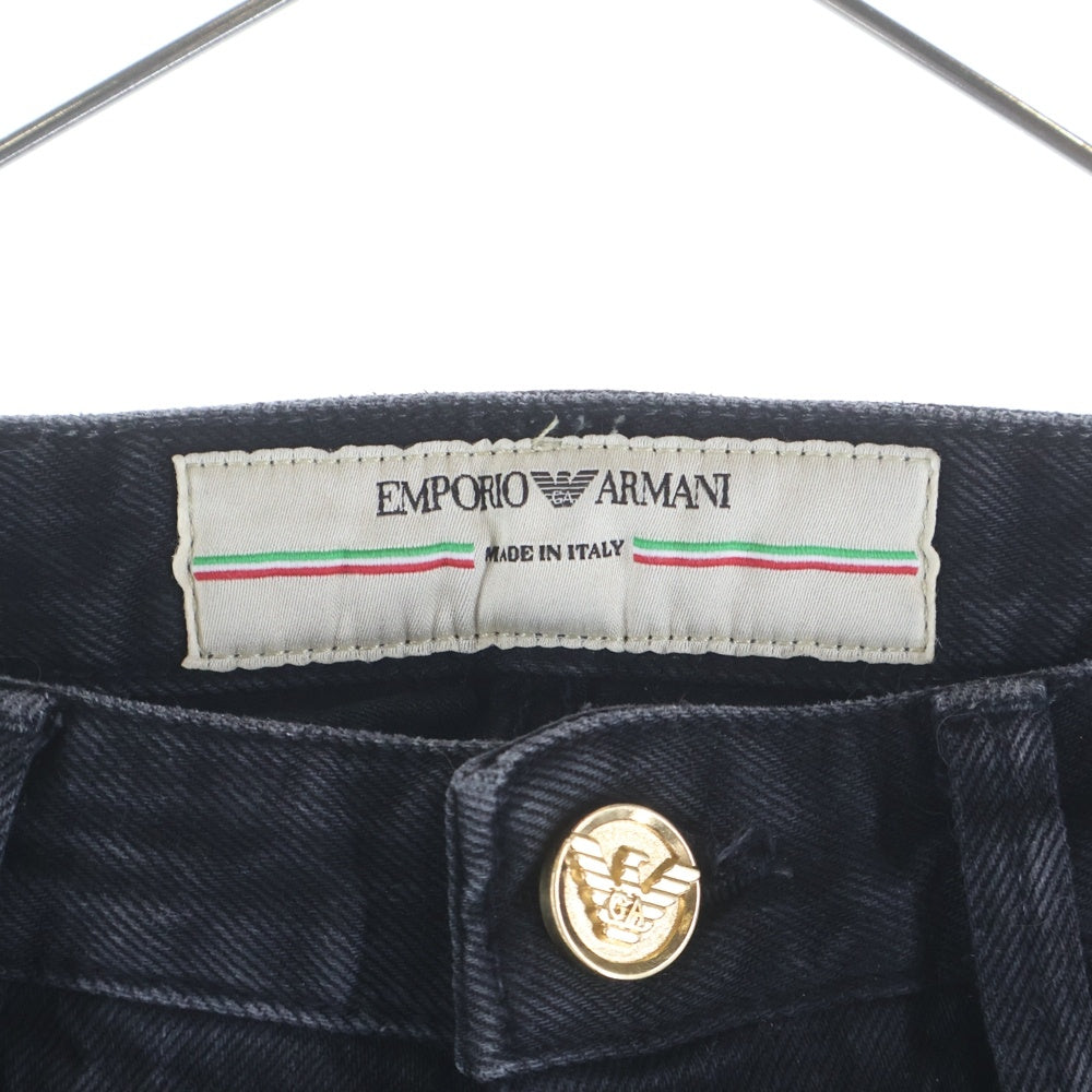 EMPORIO ARMANI(エンポリオアルマーニ) 22AW 5 Pocket Slim Fit denim Pants スリムフィットデニムパンツ ブラック 6L1J75 1DA2Z
