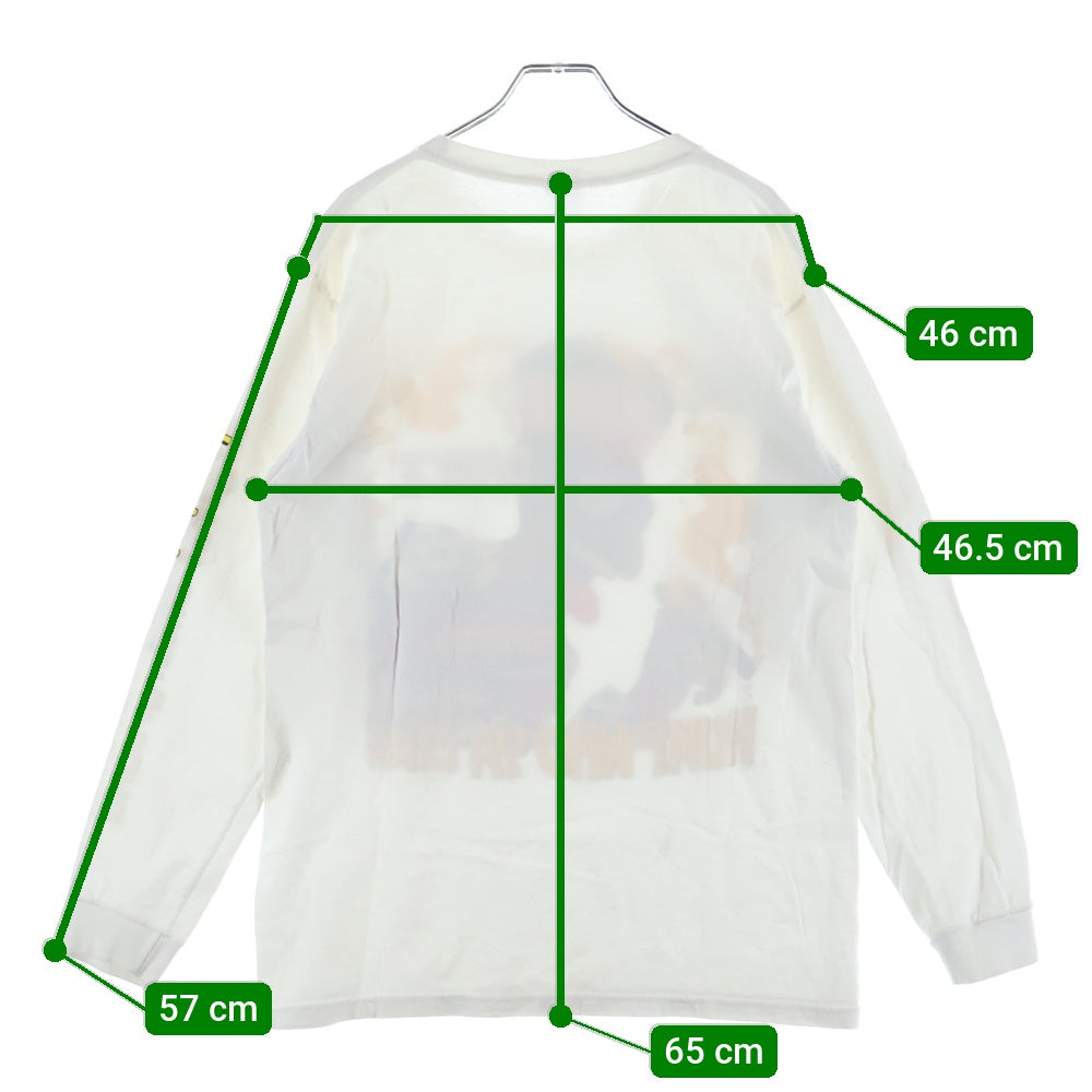 VINTAGE(ヴィンテージ) 80S DIGITAL UNDERGROUND THE HUMPTY DANCE デジタルアンダーグラウンド ザハンプティダンス プリント長袖Tシャツ カットソー ホワイト