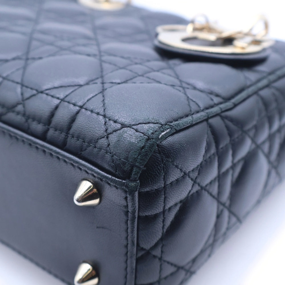 DIOR(ディオール) MyABCDior レディディオール 2WAY ショルダーバッグ ハンドバッグ ブラック レザー M05380CAL レディース