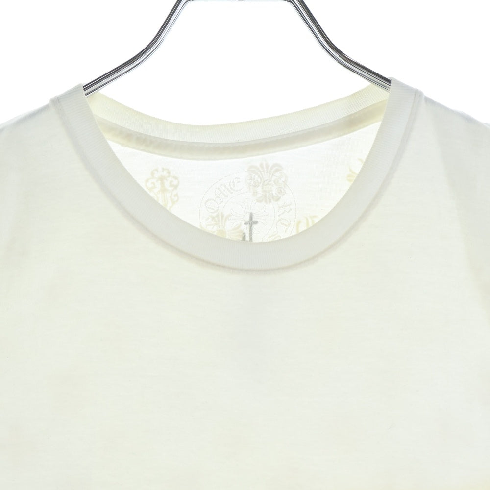 CHROME HEARTS(クロムハーツ) マルチモチーフバックプリント ホースシュー 半袖Tシャツ カットソー ホワイト