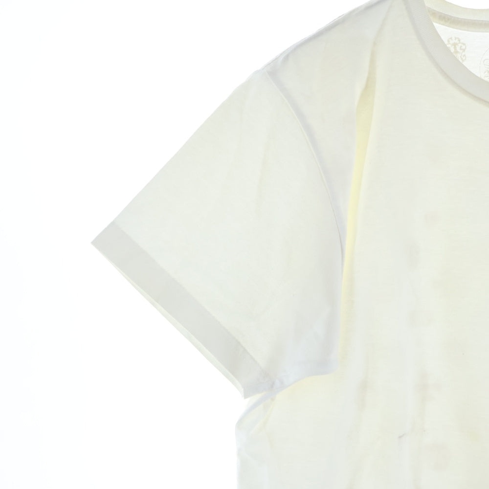 CHROME HEARTS(クロムハーツ) マルチモチーフバックプリント ホースシュー 半袖Tシャツ カットソー ホワイト