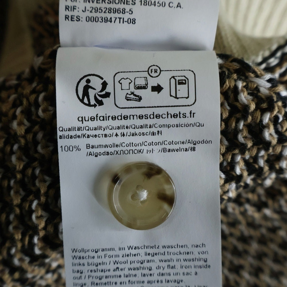 HUGO BOSS(ヒューゴボス) レギュラーフィットニットカーディガン 半袖シャツ ブラウン