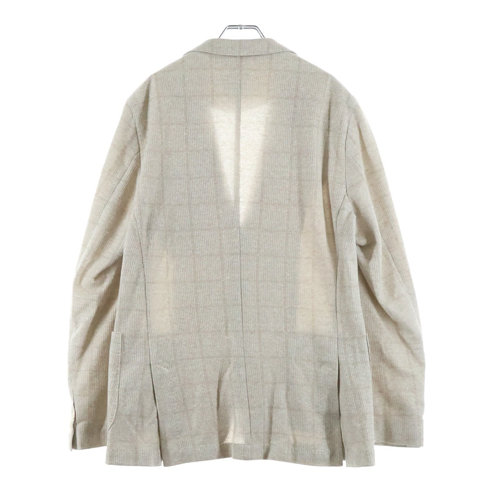 HUGO BOSS(ヒューゴボス) 2B リネンテーラードジャケット ベージュ