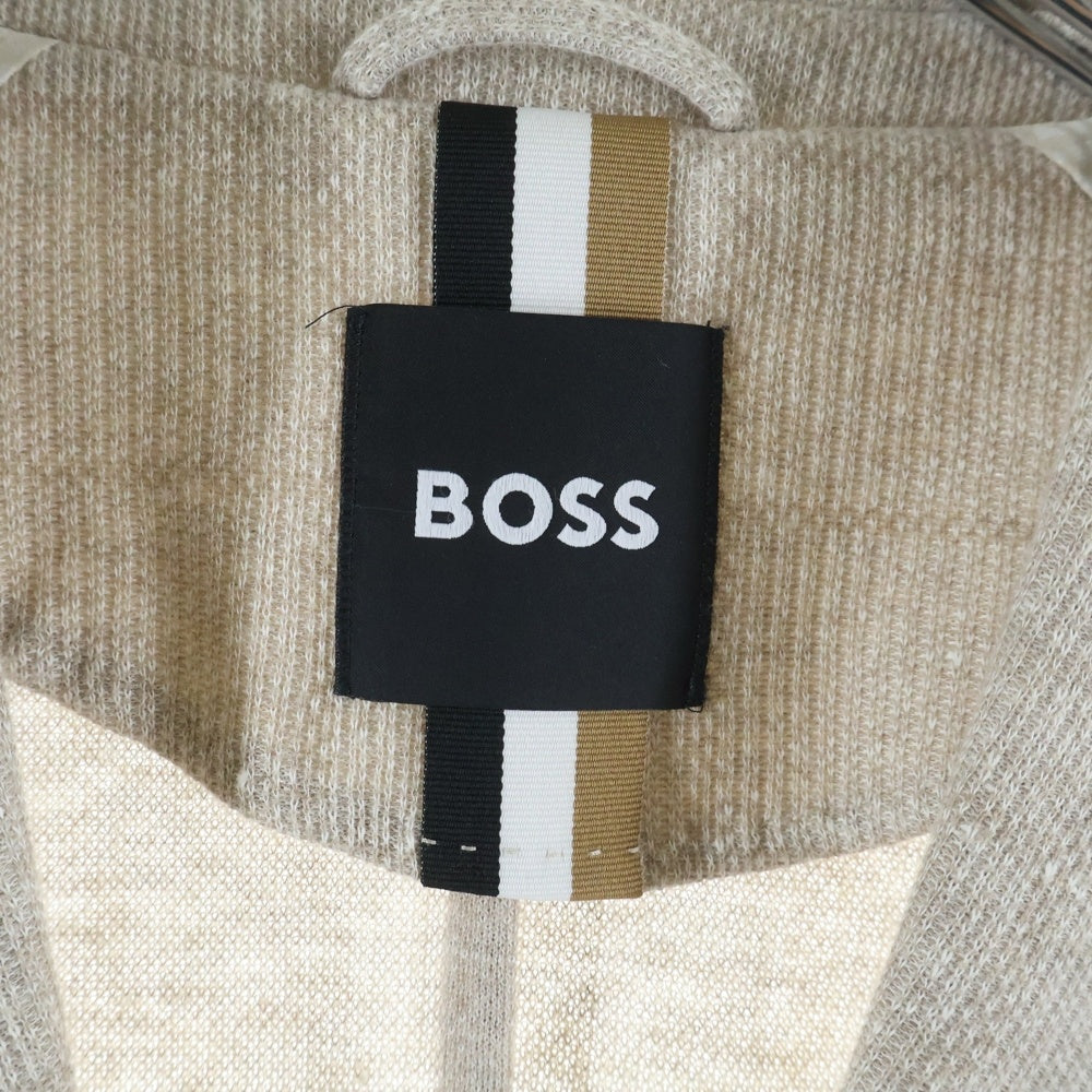 HUGO BOSS(ヒューゴボス) 2B リネンテーラードジャケット ベージュ