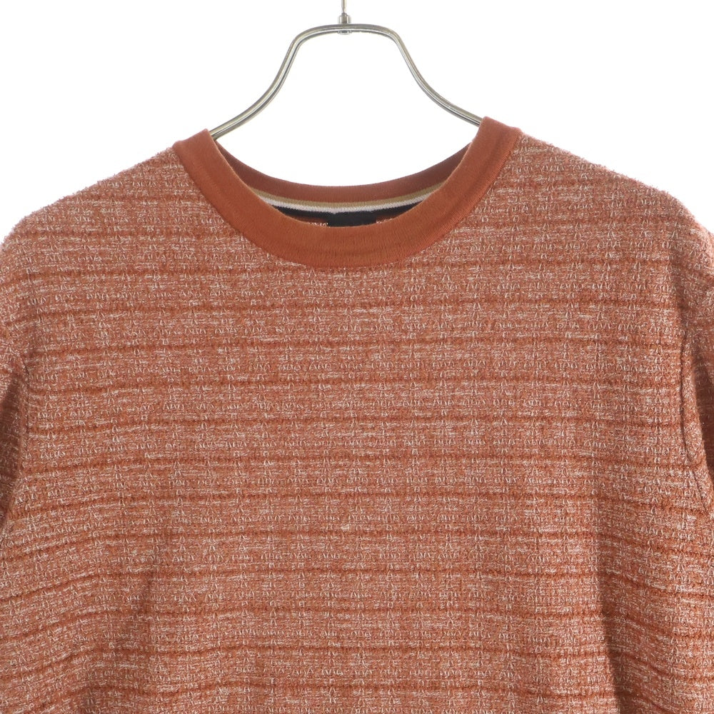 HUGO BOSS(ヒューゴボス) リラックスフィット ジャカードニット半袖Tシャツ カットソー