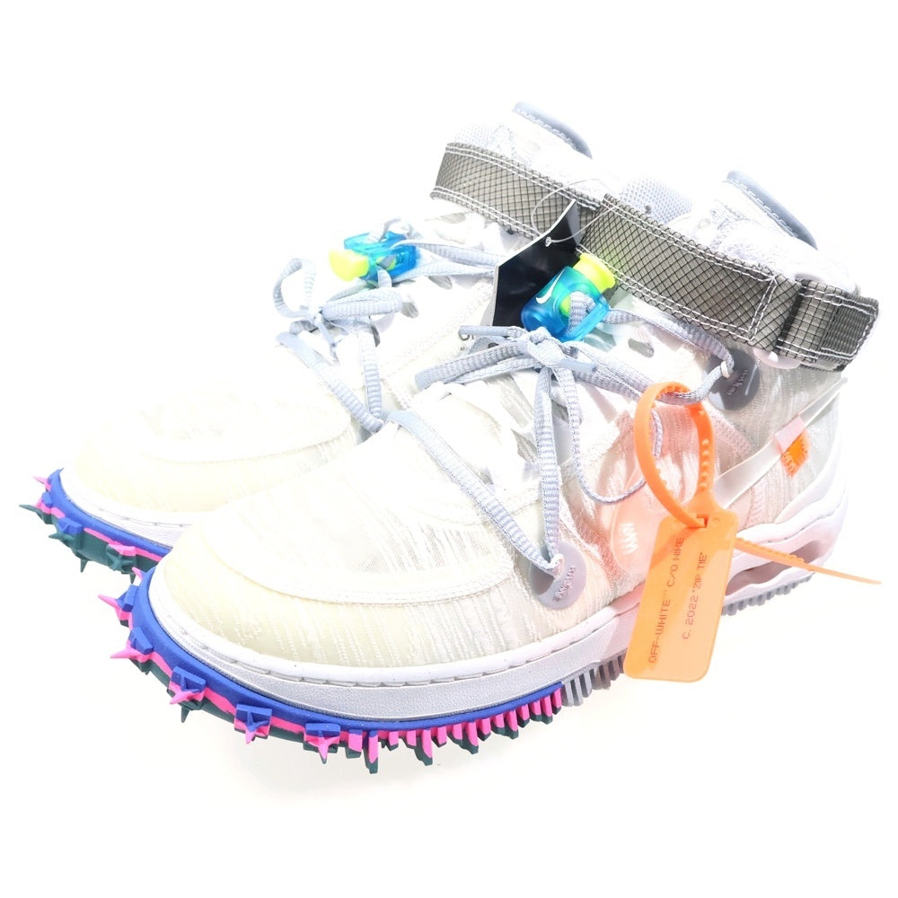 NIKE(ナイキ) ×OFF-WHITE AIR FORCE 1 MID SP DO6290-100 オフホワイト エアフォース1 ミッドカットスニーカー ホワイト US8/26cm