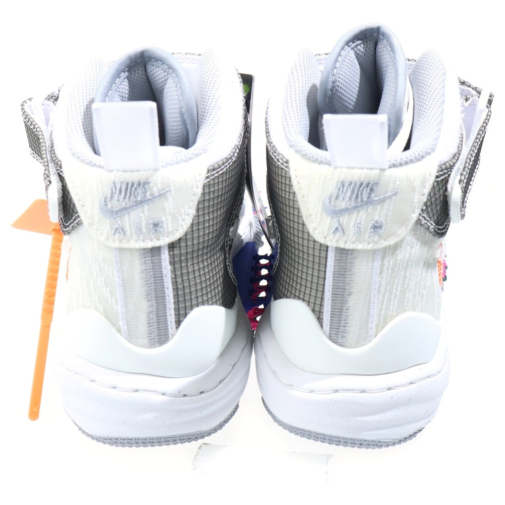 NIKE(ナイキ) ×OFF-WHITE AIR FORCE 1 MID SP DO6290-100 オフホワイト エアフォース1 ミッドカットスニーカー ホワイト US8/26cm