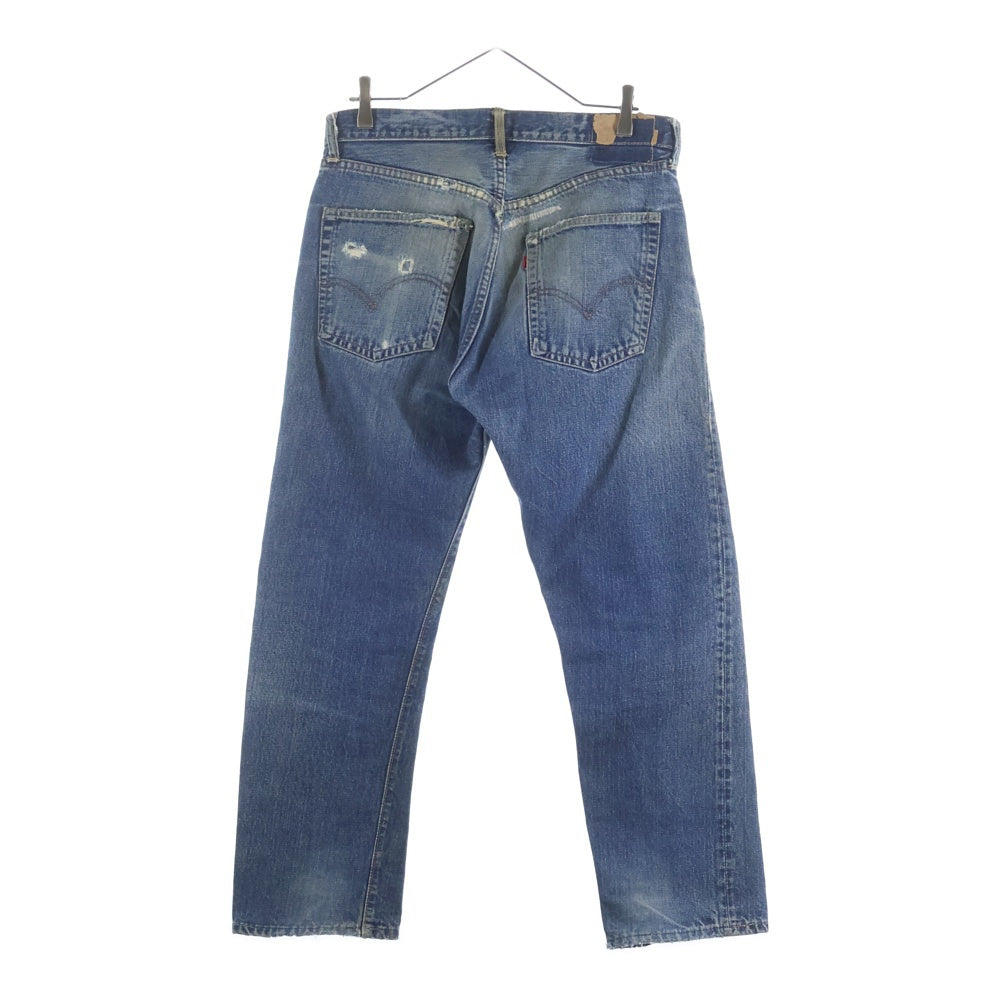 Levi's(リーバイス) 60-70s 505 VINTAGE BIGE 後期 両面タブ 並行ステッチ ボタン裏8 TALONZIP デニムパンツ ブルー